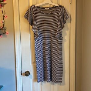Knit Striped Dress
